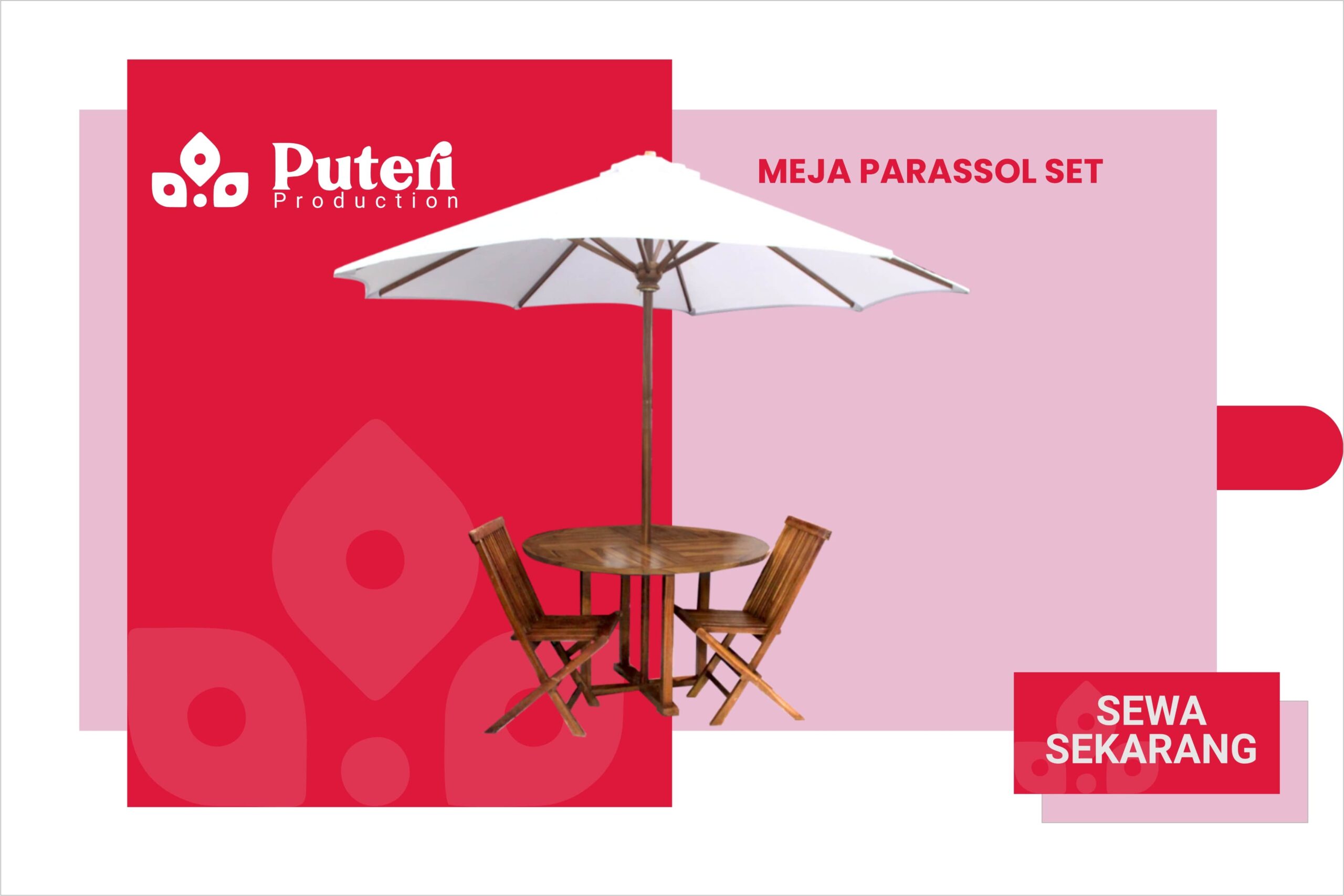 MEJA PARASSOL SET